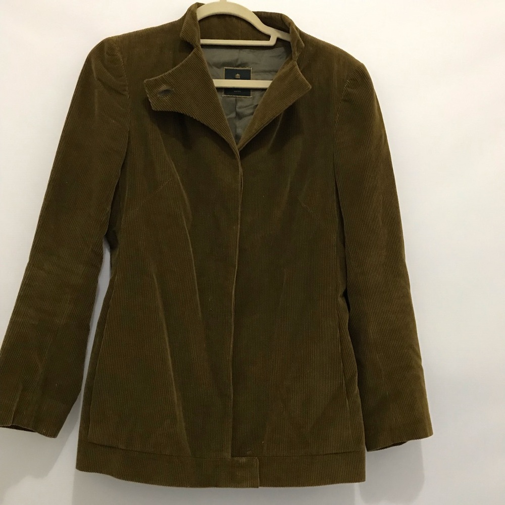 ISAIA Napoli Corduroy Women's Jacket - Olive